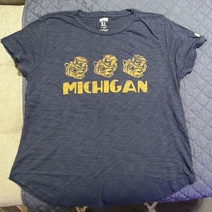 Michigan athletic tee